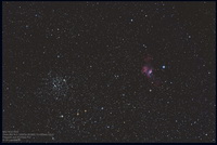 M52 NGC7635 2010-09-11 900 f45 1000Da ISO800 300s EQ-6